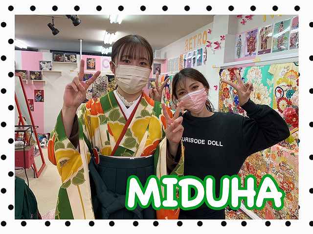 【TAKAZEN奈良店】7日♡定番古典柄でオシャレに可愛い振袖＆レトロで大人っぽく深緑の袴姫ちゃんご来店♡
