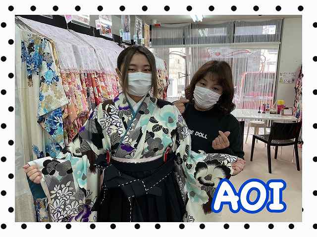 【TAKAZEN奈良店】24日♡大人っぽくクールで統一感のある黒袴姫ちゃんご来店♡