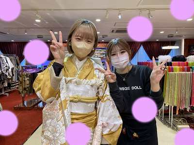 【TAKAZEN梅田本店】♡19日　お振袖姫ちゃんのご紹介♡