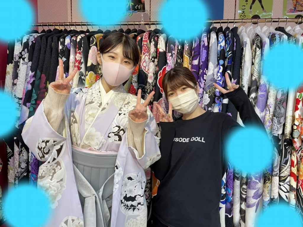 【TAKAZEN神戸店】♡3日 新作の淡い色の可愛い袴の姫ちゃん♡