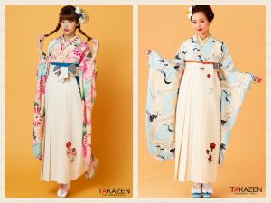 TAKAZEN　タカゼン　袴　卒業式　レンタル　格安　可愛い
