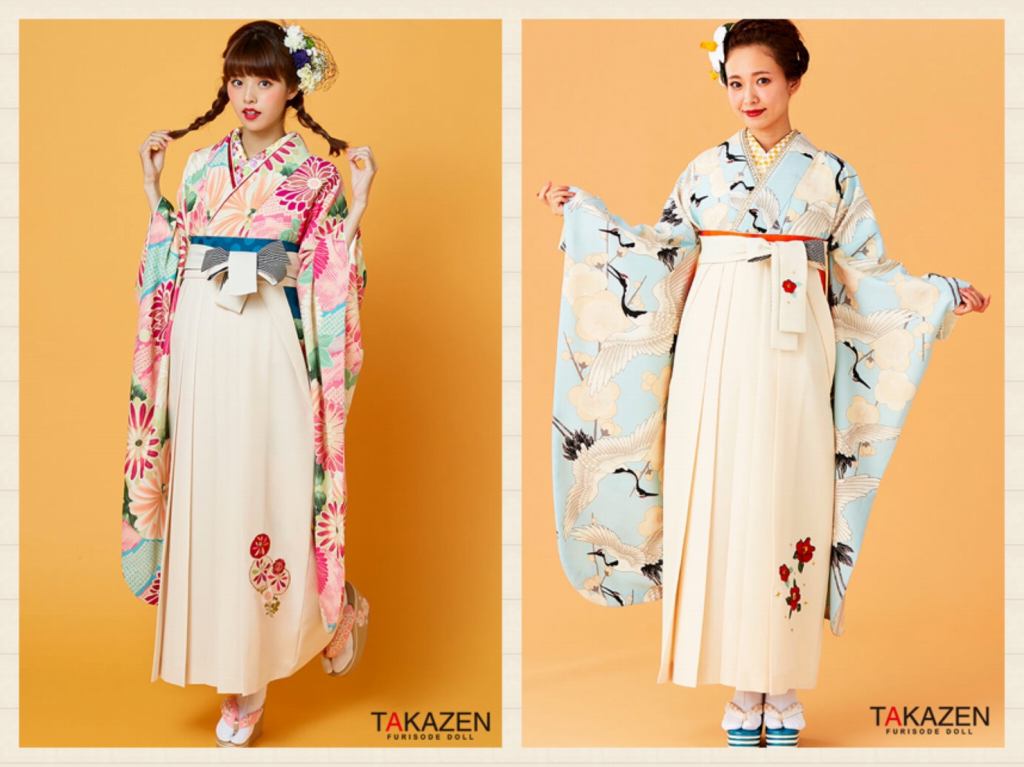 【TAKAZEN神戸店】卒業式の袴レンタルならTAKAZEN♡ピンクや水色の淡い色も大人気♡