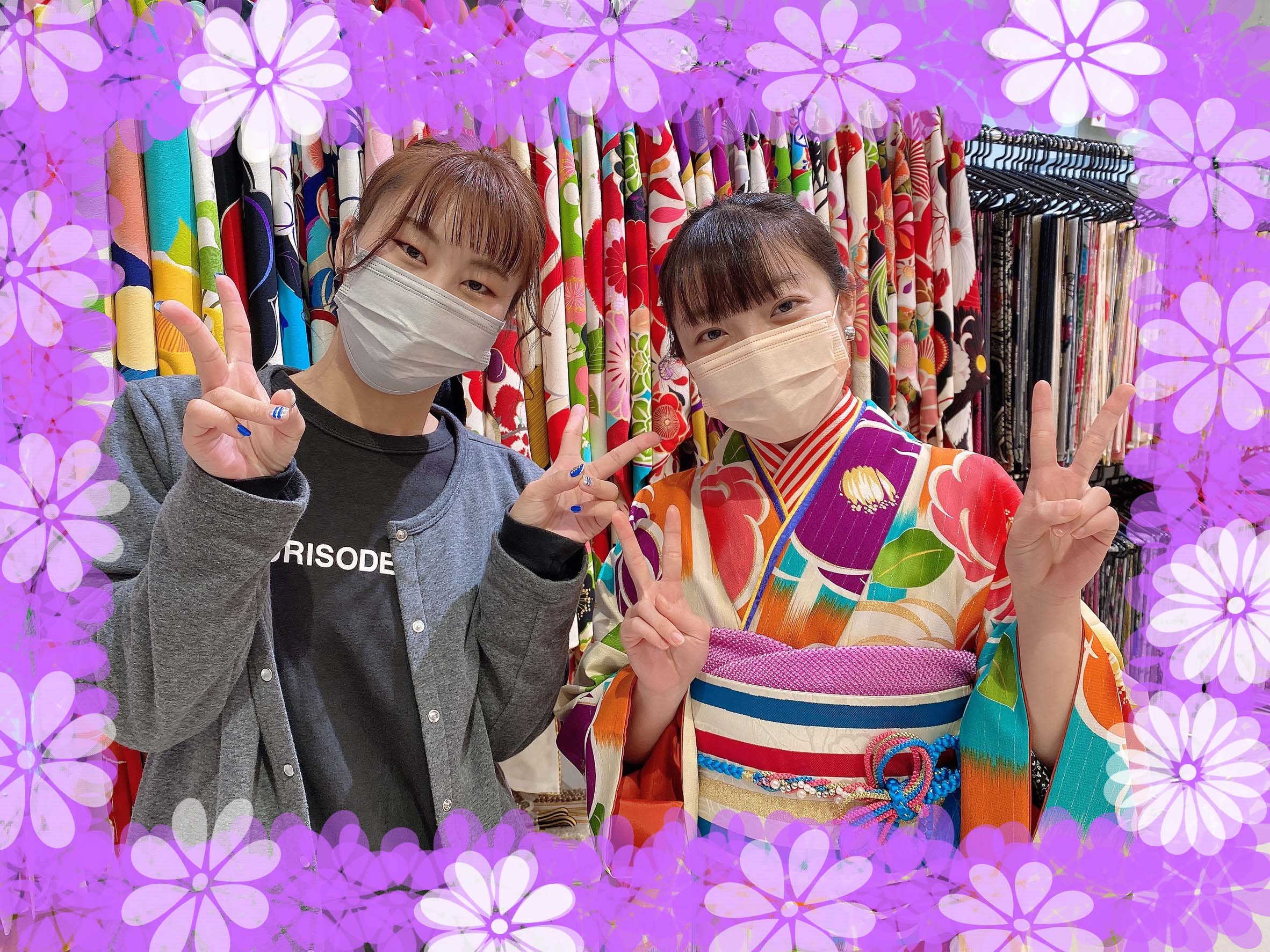 ♡【TAKAZEN堺店】18日　レトロ柄の振袖姫ちゃん♡