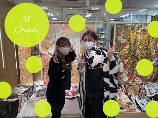 ♡【TAKAZEN心斎橋店】26日　個性的オシャレなレトロ柄袴姫ちゃん達♡