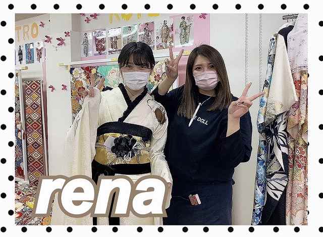 【TAKAZEN奈良店】9日♡白地のヴィンテージ振袖姫ちゃんご紹介♡