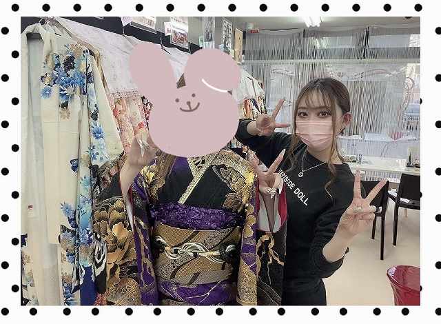 【TAKAZEN奈良店】16日♡TAKAZENオリジナルのド派手なお振袖でお写真プランのお嬢様♡