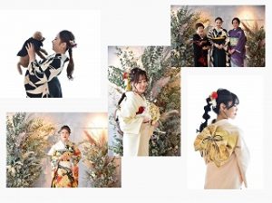 ヴインテージ　古典　振袖レンタル