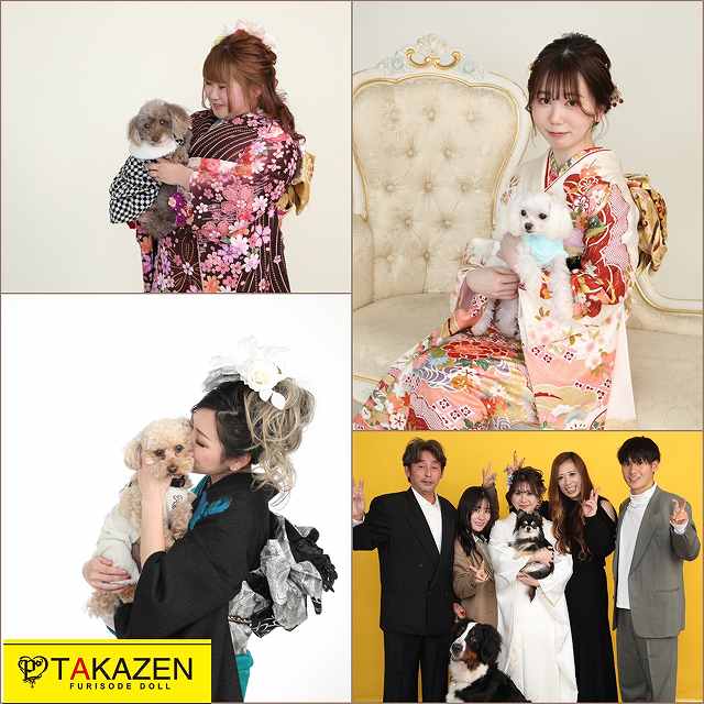 【TAKAZEN奈良店】家族のペットちゃん達とも前撮り撮影会が出来ちゃうのはTAKAZENだけです♡