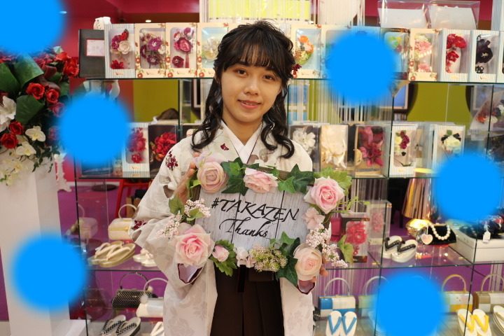 TAKAZEN　タカゼン　袴　卒業式　レンタル　格安　可愛い