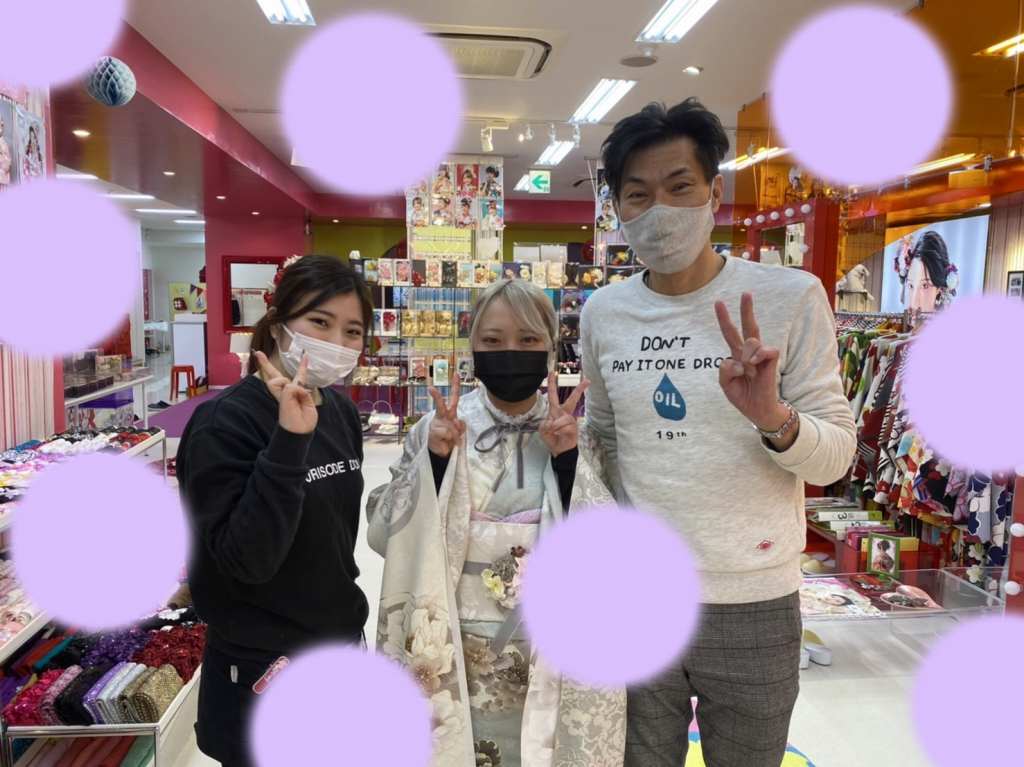 TAKAZEN　タカゼン　くすみ　玉城ティナ　ブルー　水色　振袖　成人式　レンタル