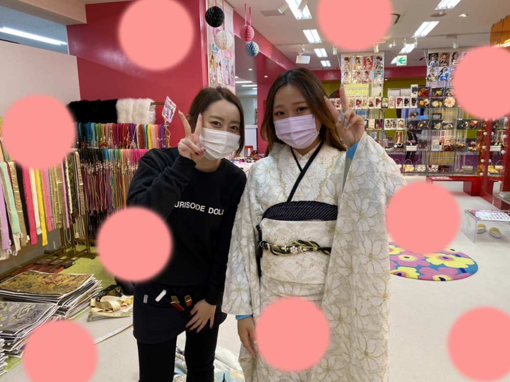 TAKAZEN　タカゼン　白　レース　派手　キラキラ　振袖　成人式　レンタル
