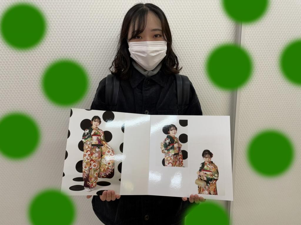 TAKAZEN　タカゼン　モード　黒色　青色　派手　キラキラ　振袖　成人式　レンタル