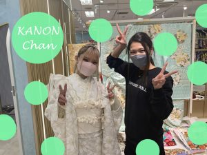 レース　フリル　振袖レンタル