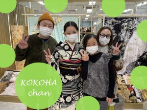 レトロ　　振袖レンタル　TAKAZEN心斎橋店