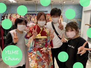 持ち込み　古典柄　振袖レンタル