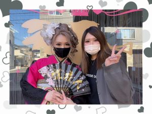 成人式　奈良振袖レンタル　着付け