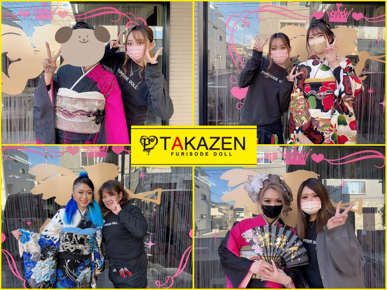 【TAKAZEN奈良店】TAKAZEN奈良店では朝からお嬢様のお着付けをさせて頂きました♡