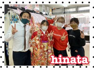 奈良振袖レンタル　古典柄　赤振袖