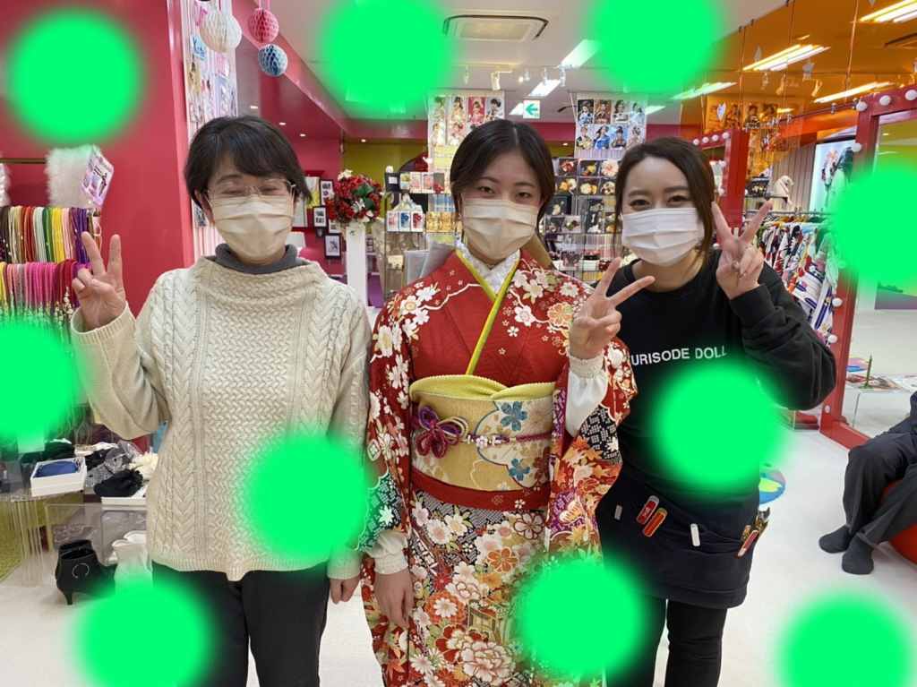 TAKAZEN　タカゼン　振袖　成人式　レンタル　赤　古典