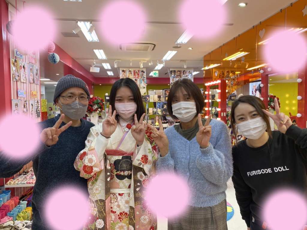 TAKAZEN　タカゼン　振袖　成人式　レンタル　古典柄　ピンク