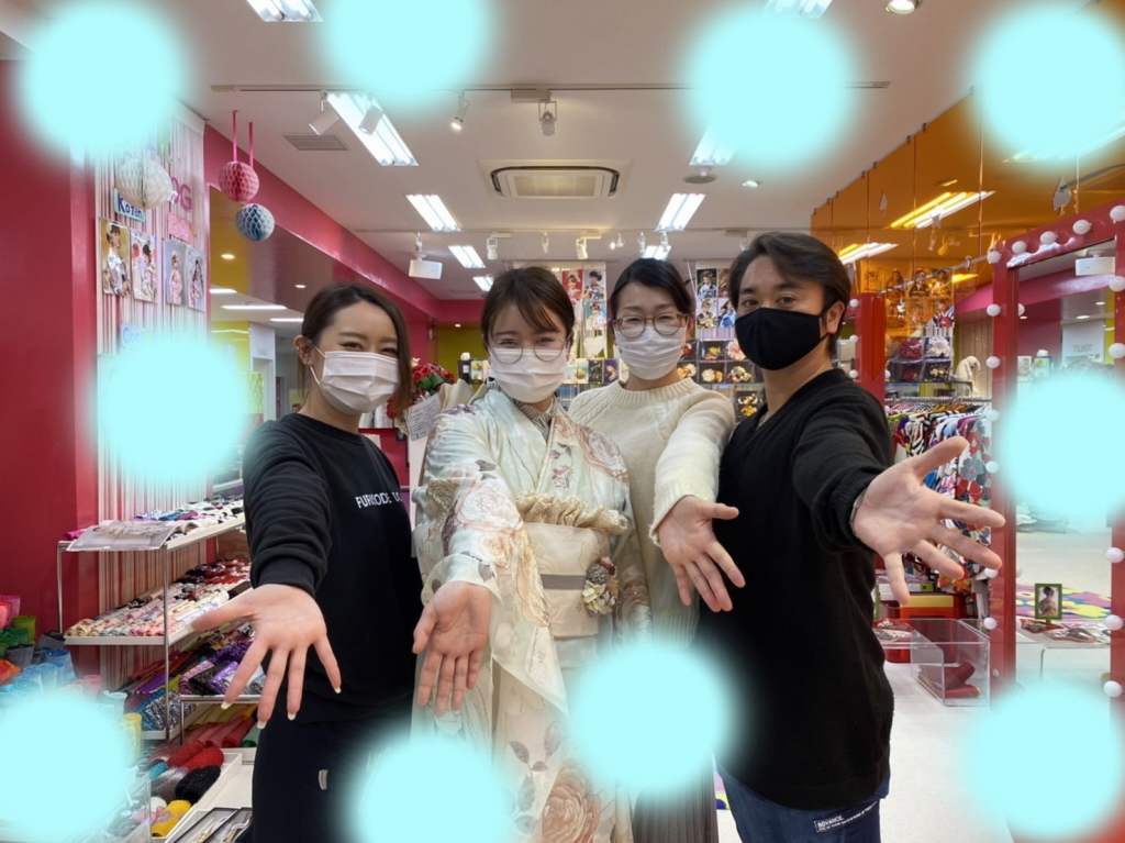 TAKAZEN　タカゼン　キラキラ　振袖　成人式　レンタル　ミントグリーン　くすみ