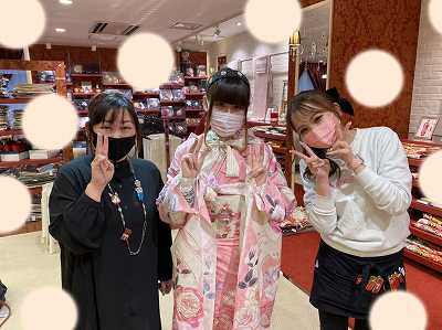 【TAKAZEN梅田本店】♡9日　キュートお振袖姫ちゃん♡