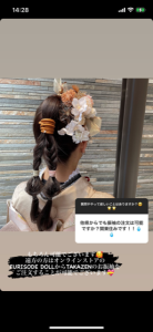 可愛い　髪型　インスタ