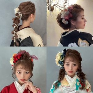 ヘアアレンジ　卒業式ヘア　可愛い　イマドキ　ゆるふあ