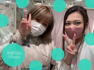 ヴｨンテージ　くすみ　振袖レンタル