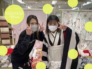 レトロ　フリル　袴レンタル
