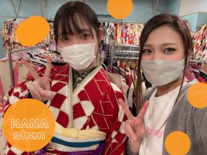 レトロ　フリル　振袖レンタル