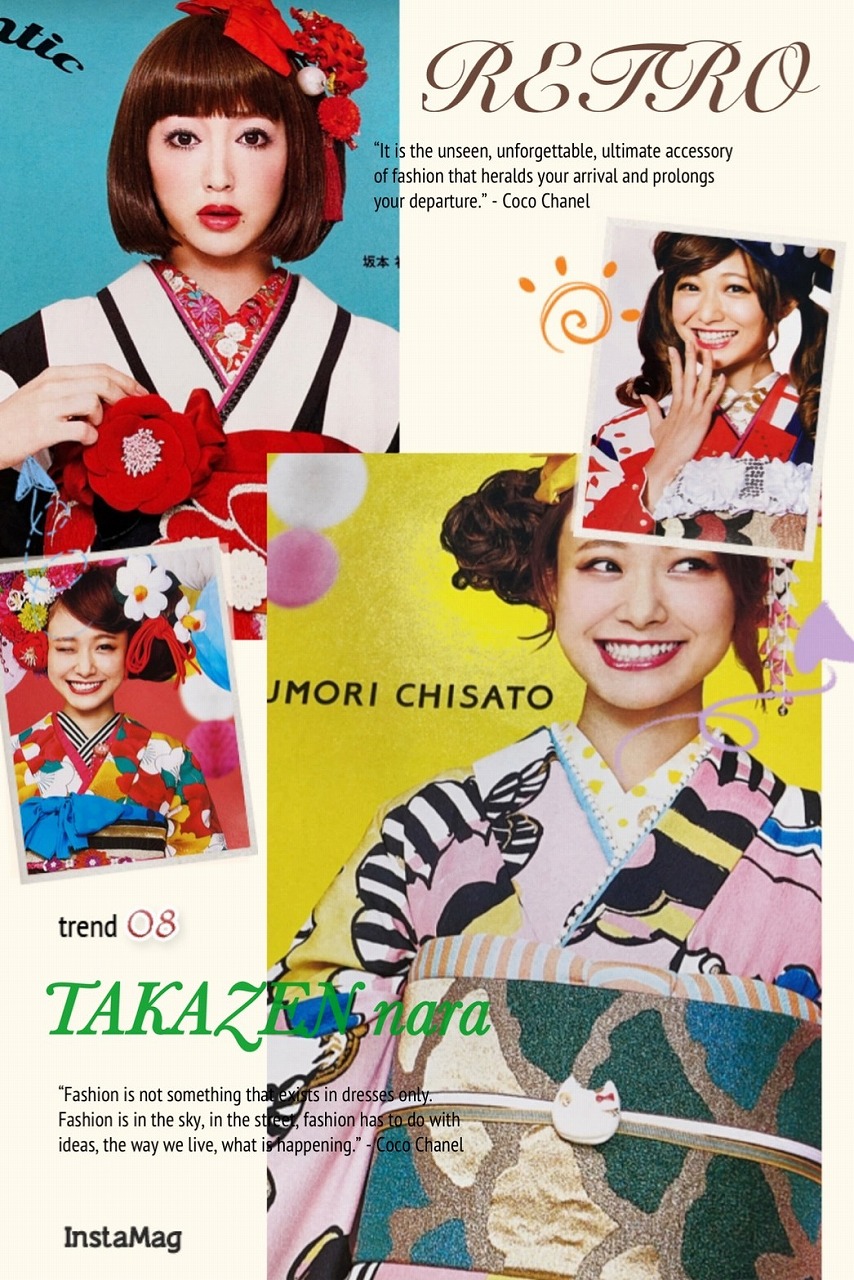 TAKAZEN奈良店♪RETOROお振袖いつもオシャレに♡