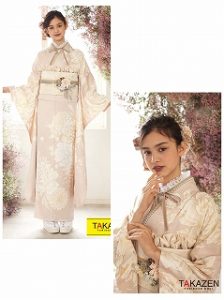 くすみ　フリル　振袖レンタル