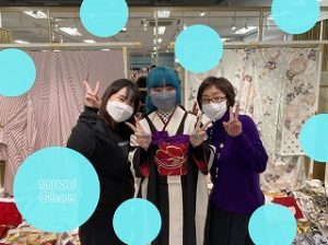 レトロ　フリル　振袖レンタル