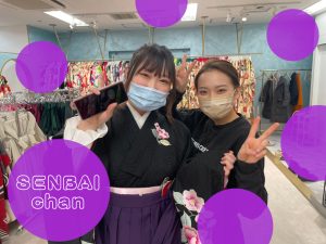 レトロシンプルブラック袴レンタル