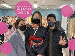 ヴｨンテージ　くすみ　振袖レンタル
