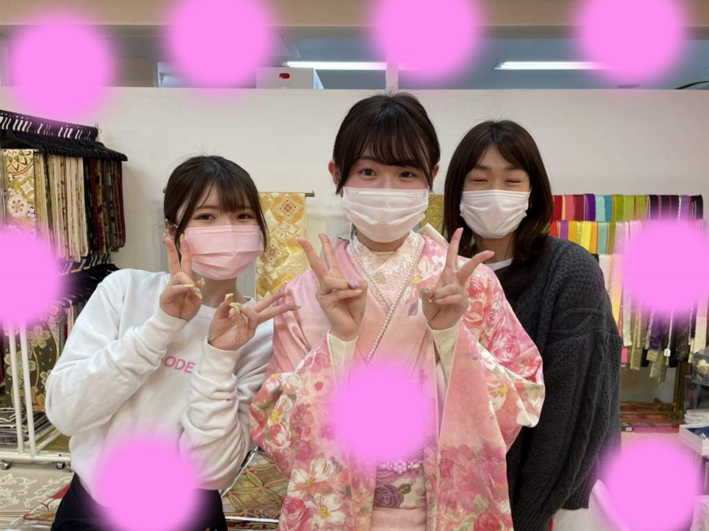 TAKAZEN　タカゼン　振袖　成人式　レンタル　キュート　ピンク
