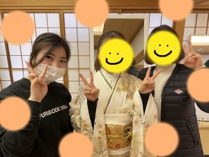 TAKAZEN　タカゼン　白地　金　古典柄　豪華　新作　神戸　振袖　成人式　レンタル