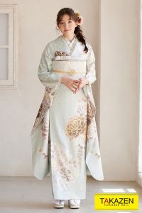 振袖　可愛い　淡い　成人式　ハタチ　綺麗　上品