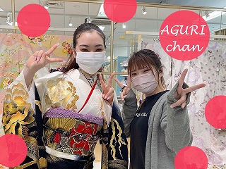 モード　古典柄　振袖レンタル