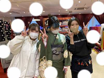 【TAKAZEN梅田本店】♡18日　シンプルヴィンテージ系お振袖姫ちゃん♡