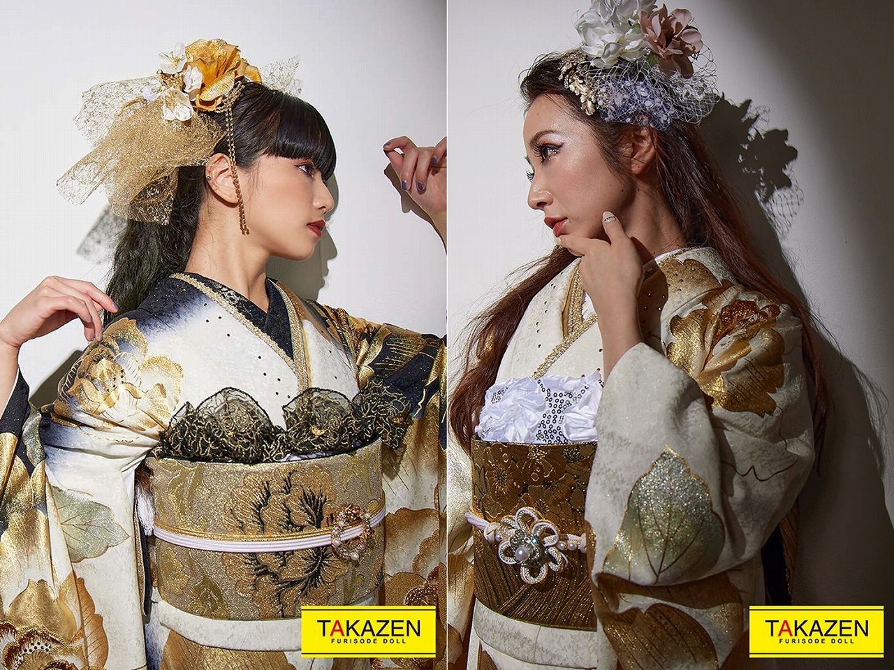 【TAKAZEN奈良店】２日♡クール系のド派手な薔薇柄振袖ご紹介♡