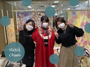 レトロ　フリル　振袖レンタル