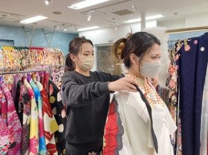 持ち込み　古典柄　振袖レンタル