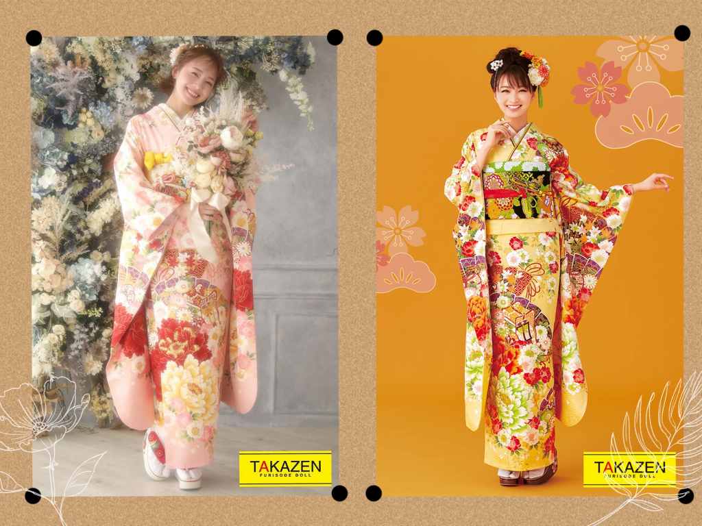 TAKAZEN　タカゼン　振袖　成人式　レンタル　古典柄　