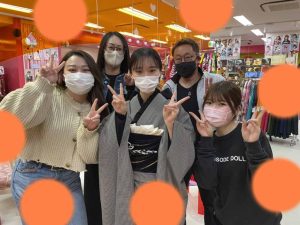 TAKAZEN　タカゼン　レトロ　千鳥柄　個性的　振袖　成人式　レンタル