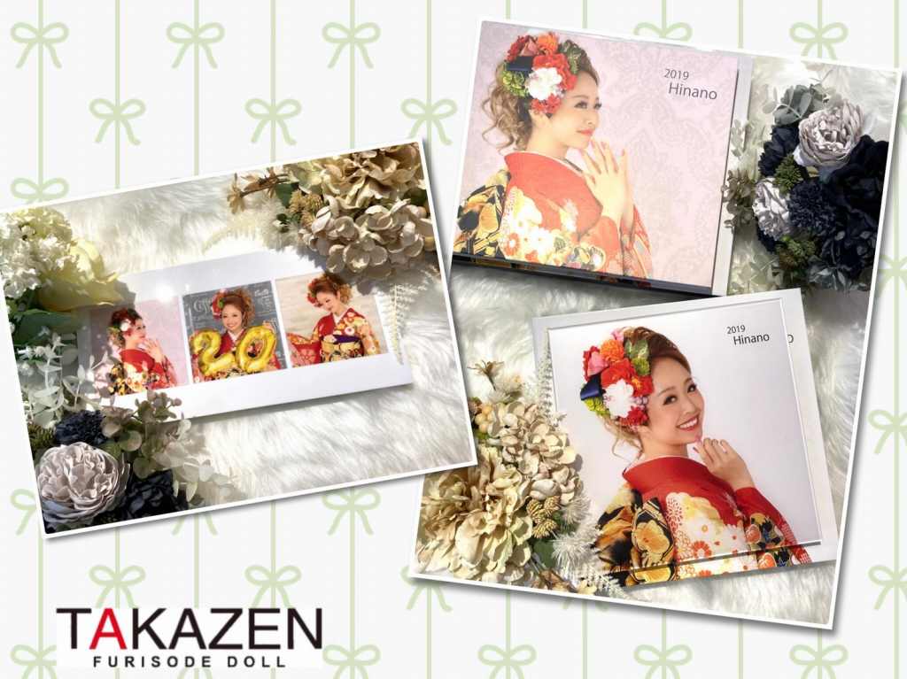 TAKAZEN　タカゼン　振袖　成人式　レンタル　お写真　アルバム
