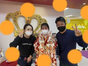 TAKAZEN　タカゼン　古典柄　赤色　神戸　三宮　オシャレ　振袖　成人式　レンタル