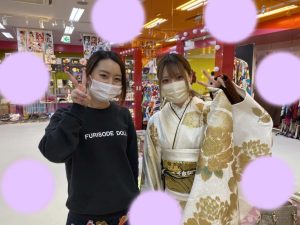 TAKAZEN　タカゼン　モード　金色　モード　派手　キラキラ　振袖　成人式　レンタル
