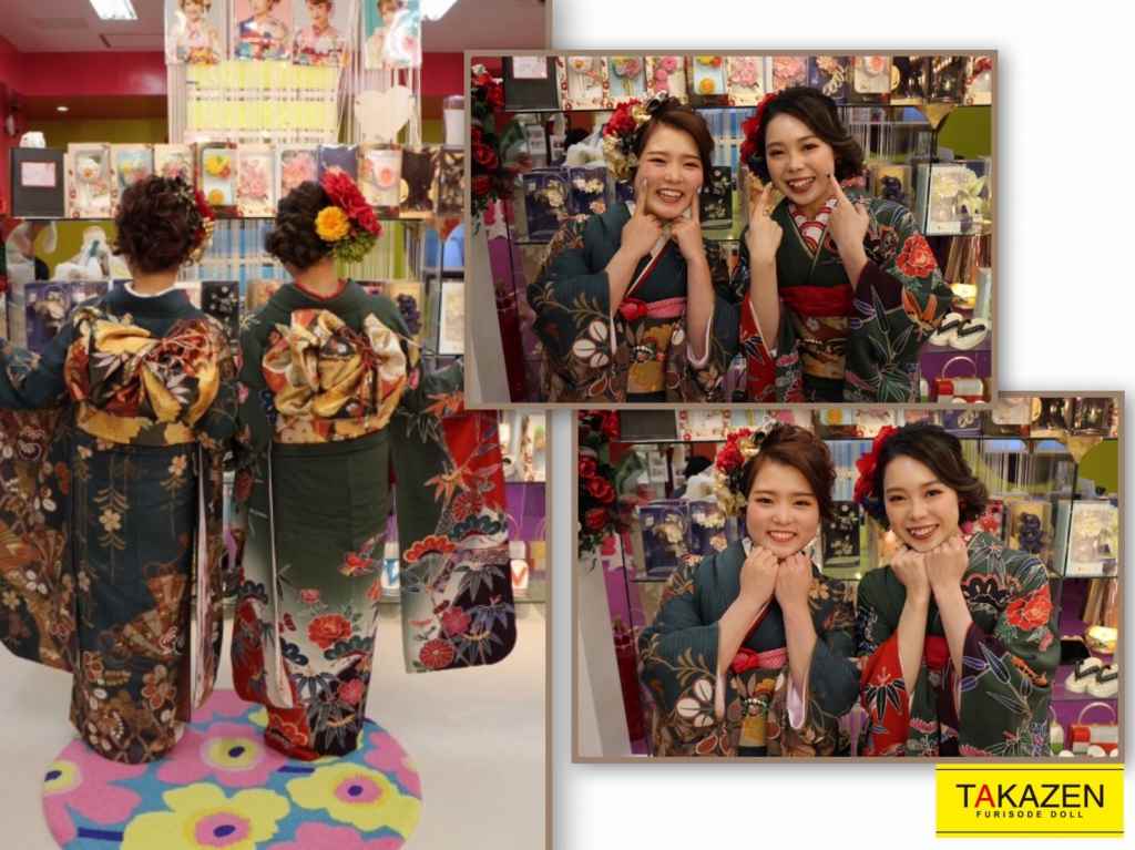 神戸三宮で成人式ママ振袖持込格安撮影プラン￥10780-♡ヘアメイク・着付け・撮影料込♡